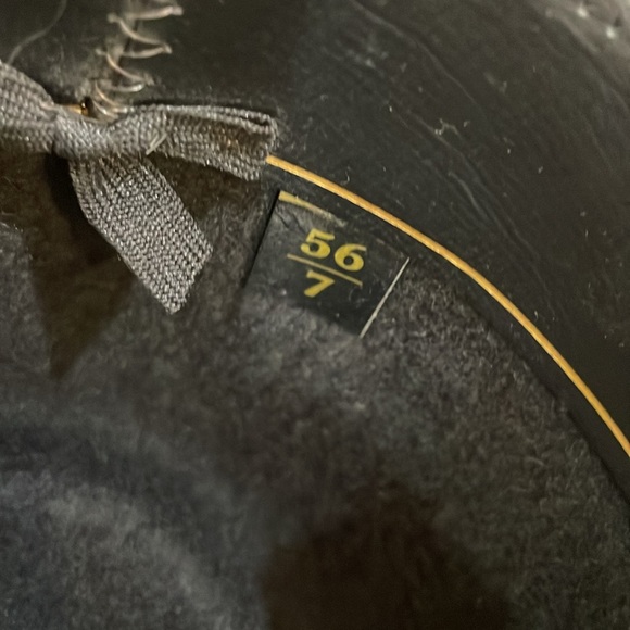 Stallion by Stetson Black Wool Cowboy Hat Unisex Size 7 - Picture 8 of 10